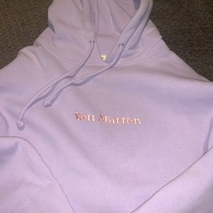 You matter hoodie by Demetrius Harmon